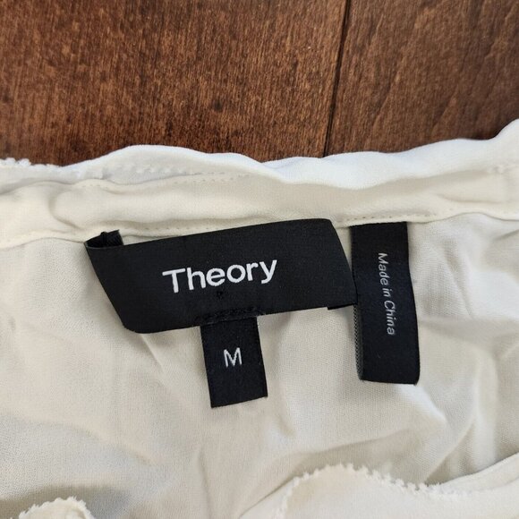 Theory women's silk tank top in size medium - Picture 3 of 7